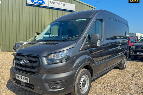 Ford Transit AUTO LWB L3H2 Medium Roof 350 Leader Ecoblue Air Con Sensors EURO 6