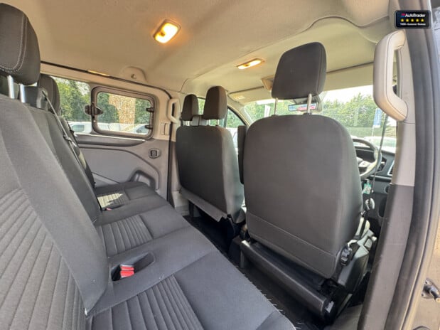 Ford Transit Custom Crew Cab AUTO LWB L2H1 Limited Alloys Air Con Camera Sensors EURO 6 17