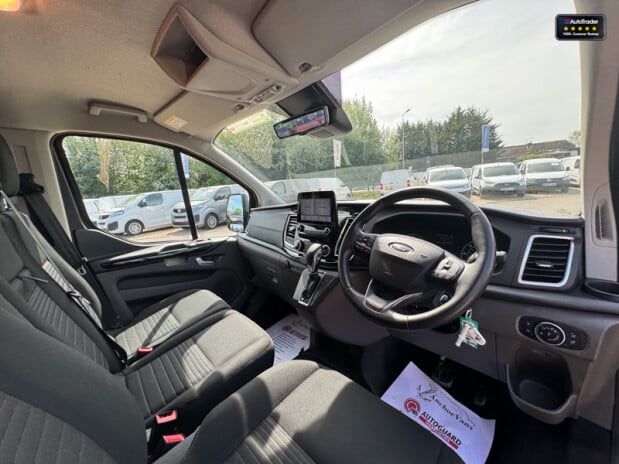 Ford Transit Custom Crew Cab AUTO LWB L2H1 Limited Alloys Air Con Camera Sensors EURO 6 19