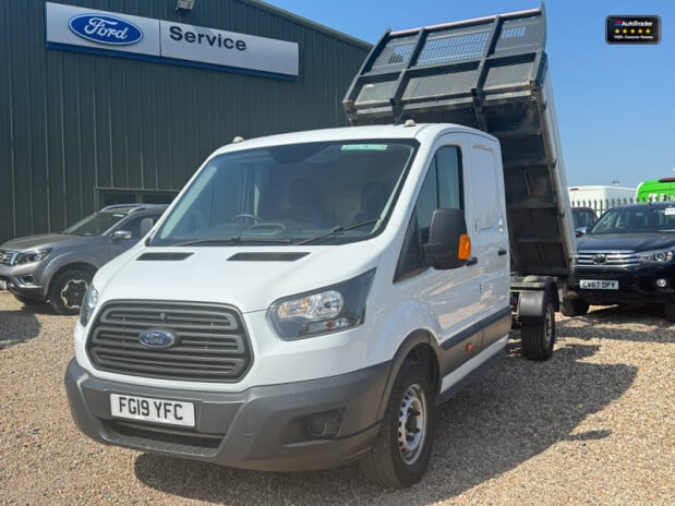 Ford Transit Crew Cab Tipper LWB 350 L3 Dcb Dcc Drw Toolbox 1 Stop EURO 6 3