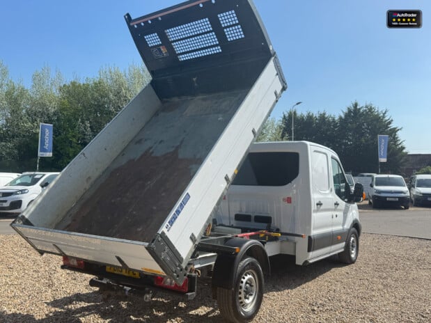 Ford Transit Crew Cab Tipper LWB 350 L3 Dcb Dcc Drw Toolbox 1 Stop EURO 6 7
