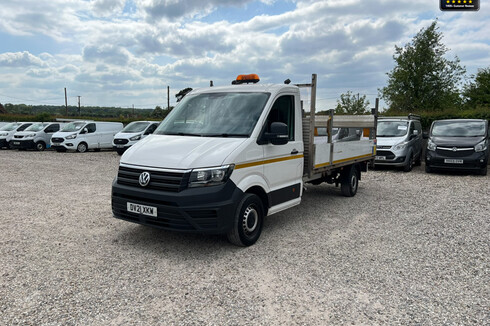 Volkswagen Crafter LWB Dropside Tail Lift 350 Cr35 Td Startline EURO 6 NO VAT