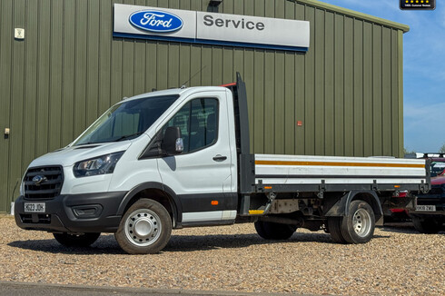Ford Transit XLWB Dropside DRW 350 Leader (Cat S Insurance Loss) EURO 6 NO VAT