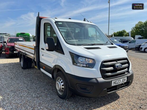 Ford Transit XLWB Dropside DRW 350 Leader (Cat S Insurance Loss) EURO 6 NO VAT 5