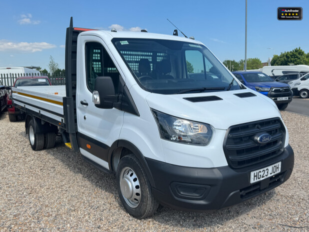 Ford Transit XLWB Dropside DRW 350 Leader (Cat S Insurance Loss) EURO 6 NO VAT 5