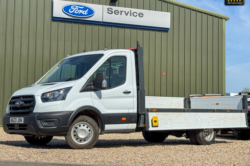 Ford Transit XLWB Dropside DRW 350 Leader (Cat S Insurance Loss) EURO 6 NO VAT