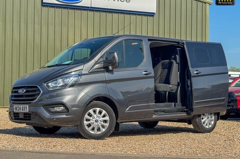 Ford Transit Custom Crew Cab SWB L1H1 300 Limited Alloys Air Con Cruise Sensors EURO 6