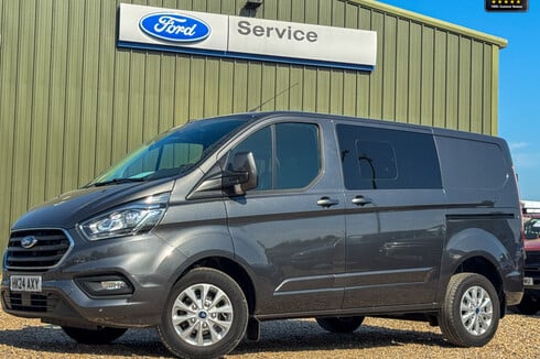 Ford Transit Custom Crew Cab SWB L1H1 300 Limited Alloys Air Con Cruise Sensors EURO 6