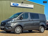 Ford Transit Custom Crew Cab SWB L1H1 300 Limited Alloys Air Con Cruise Sensors EURO 6 2