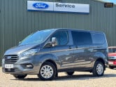 Ford Transit Custom Crew Cab SWB L1H1 300 Limited Alloys Air Con Cruise Sensors EURO 6 2