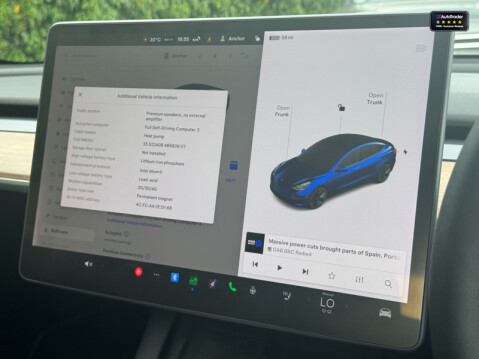 Tesla Model 3 (Sold) Standard Range Plus Saloon 4dr Electric Auto RWD (241 bhp) 24