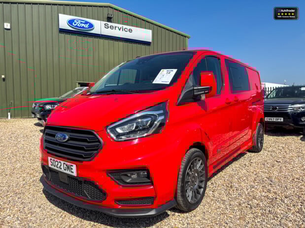 Ford Transit Custom AUTO Genuine MS-RT Sport Crew Cab LWB L2H1 320 Limited Air Con Cruise EURO 4