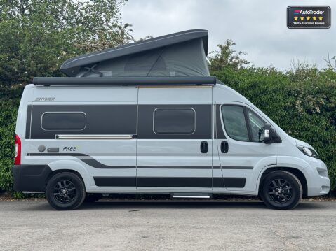 Hymer Free Free 600|4 Berth|4 Belt|Pop Top|Shower VANLUX 4