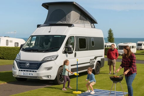 Hymer Free Free 600|4 Berth|4 Belt|Pop Top|Shower VANLUX