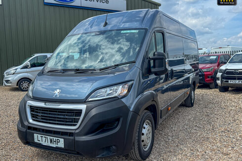 Peugeot Boxer XLWB L4H2 Medium Roof 435 Professional Air Con Nav Sensors EURO 6