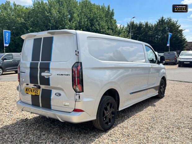 Ford Transit Custom AUTO LWB L2H1 Low Roof 300 Sport Alloys Air Con Cam Sensors EURO 6 6