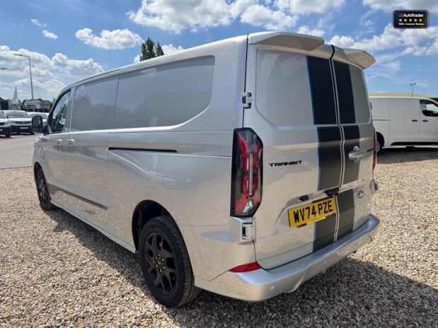 Ford Transit Custom AUTO LWB L2H1 Low Roof 300 Sport Alloys Air Con Cam Sensors EURO 6 10