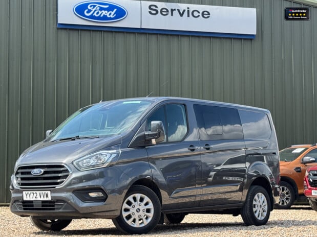 Ford Transit Custom Crew Cab SWB L1H1 300 Limited Air Con Alloys Cam Sensors EURO 6 2