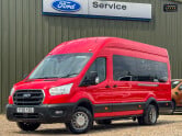 Ford Transit Minibus 17 Seats XLWB L4H3 High Roof 460 Leader Air Con Cruise EURO 6 2