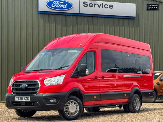 Ford Transit Minibus 17 Seats XLWB L4H3 High Roof 460 Leader Air Con Cruise EURO 6 2