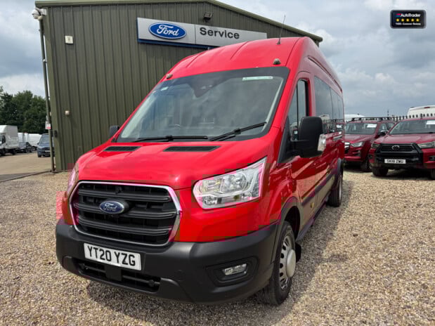Ford Transit Minibus 17 Seats XLWB L4H3 High Roof 460 Leader Air Con Cruise EURO 6 3