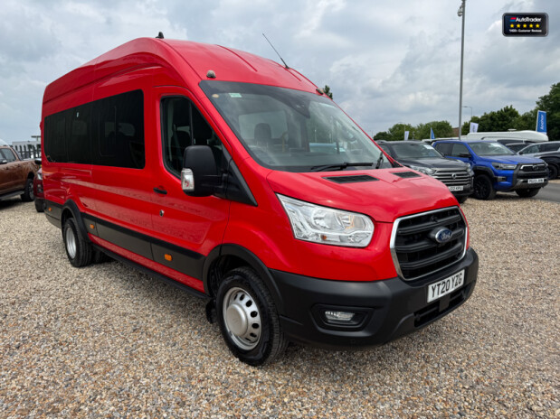 Ford Transit Minibus 17 Seats XLWB L4H3 High Roof 460 Leader Air Con Cruise EURO 6 5