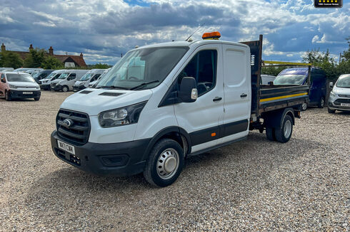 Ford Transit Crew Cab Tipper LWB L3 350 Leader EURO 6 NO VAT