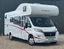 Sunlight A72 6 Berth|6 Belts|Rear Bunk Beds|Full Dinette|Kitchen|Shower 3