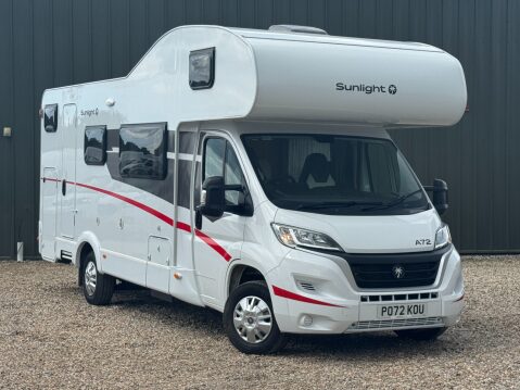 Sunlight A72 6 Berth|6 Belts|Rear Bunk Beds|Full Dinette|Kitchen|Shower 35