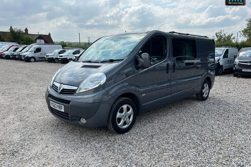 Vauxhall Vivaro Crew Van Sportive LWB L2H1 115 Cdti SE Air Alloys NO VAT
