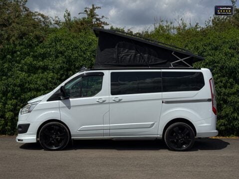 Ford Tourneo Custom Titanium Camper Pop Top Rock and Roll Bed Kitchen Sink 20