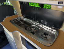 Ford Tourneo Custom Titanium Camper Pop Top Rock and Roll Bed Kitchen Sink 11