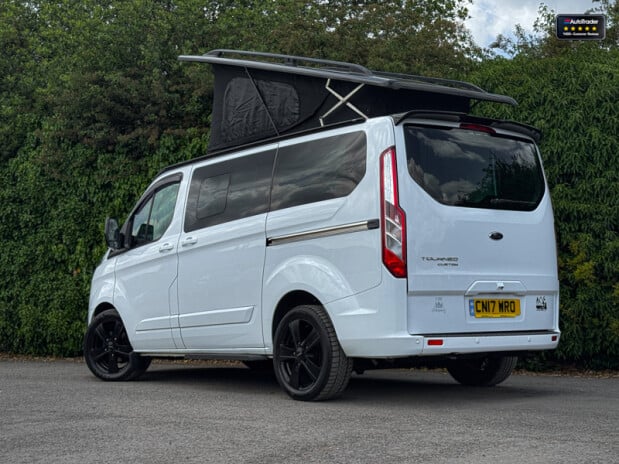 Ford Tourneo Custom (Sold) Titanium Camper Pop Top Rock and Roll Bed Kitchen Sink 4