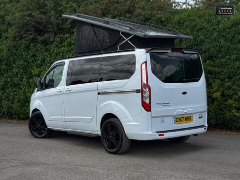 Ford Tourneo Custom Titanium Camper Pop Top Rock and Roll Bed Kitchen Sink 21