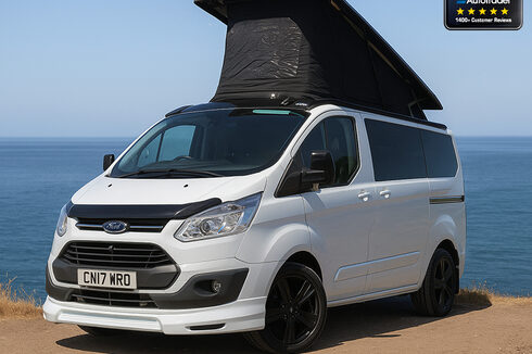 Ford Tourneo Custom (Sold) Titanium Camper Pop Top Rock and Roll Bed Kitchen Sink