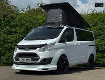 Ford Tourneo Custom Titanium Camper Pop Top Rock and Roll Bed Kitchen Sink 1