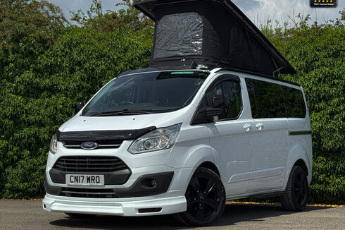 Ford Tourneo Custom (Sold) Titanium Camper Pop Top Rock and Roll Bed Kitchen Sink