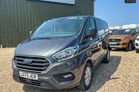 Ford Transit Custom SWB L1H1 Low Roof 280 Limited Air Con Alloys Cam Sensors EURO 6