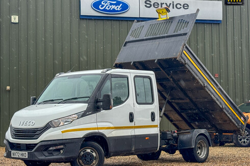 Iveco Daily Tipper Crew Cab LWB L3 DRW Rear View Camera Long Tipper Bed EURO 6