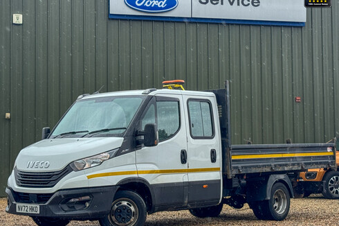 Iveco Daily Tipper Crew Cab LWB L3 DRW Rear View Camera Long Tipper Bed EURO 6