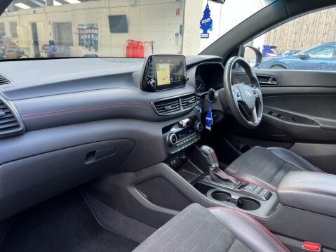 Hyundai TUCSON Sold 1.6 CRDi MHEV N Line SUV 5dr Diesel Hybrid DCT Euro 6 (s/s) (136 ps) 17