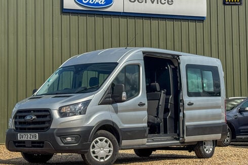 Ford Transit Crew Cab LWB L3H2 Medium Roof 350 Trend Air Con Sensors EURO 6