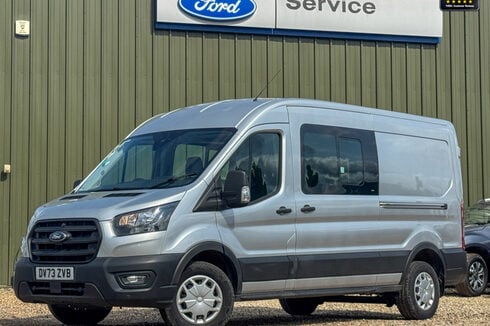 Ford Transit Crew Cab LWB L3H2 Medium Roof 350 Trend Air Con Sensors EURO 6