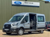 Ford Transit Crew Cab LWB (SOLD CM) L3H2 Medium Roof 350 Trend Air Con Sensors EURO 6 1