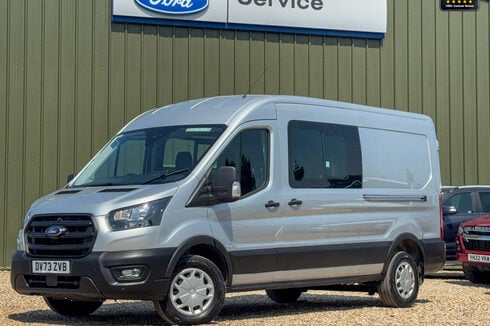 Ford Transit Crew Cab LWB L3H2 Medium Roof 350 Trend Air Con Sensors EURO 6