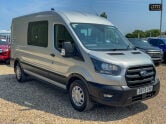 Ford Transit Crew Cab LWB (SOLD CM) L3H2 Medium Roof 350 Trend Air Con Sensors EURO 6 5