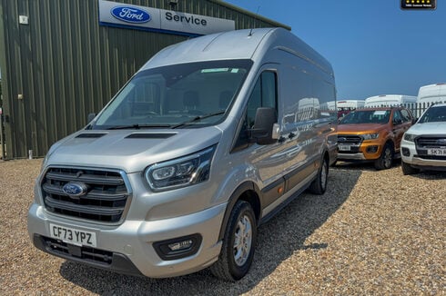 Ford Transit JUMBO XLWB L4H3 High Roof 350 Limited Air Con Cruise Sensors EURO 6