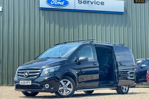 Mercedes-Benz Vito AUTO Crew [SOLD CM] Cab LWB L2H1 Sport Air Con Sensors EURO 6 NO VAT