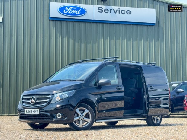 Mercedes-Benz Vito AUTO Crew [SOLD CM] Cab LWB L2H1 Sport Air Con Sensors EURO 6 NO VAT 1