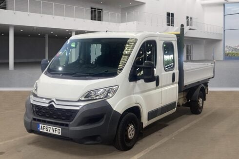 Citroen Relay Crew Cab Dropside LWB L3 Enterprise Air Con Tow Bar EURO 6